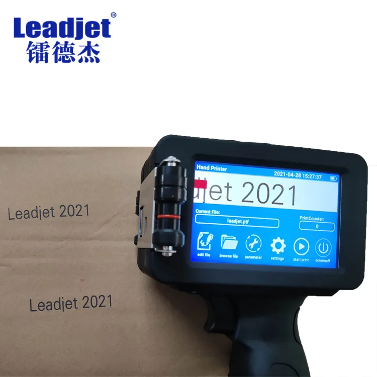 Expiration Date Handjet Printer/Mini Handheld Coding Machine Barcode Printer Arabic/English