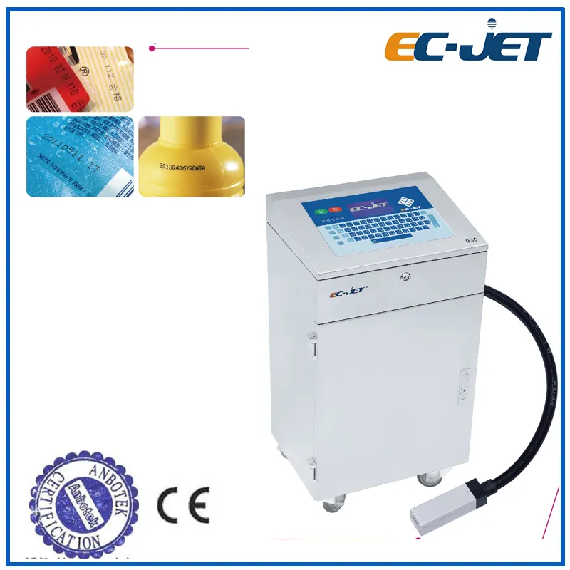Expiry Date Printing Double-Jet Inkjet Printer for Drug Packaging (EC-JET930)