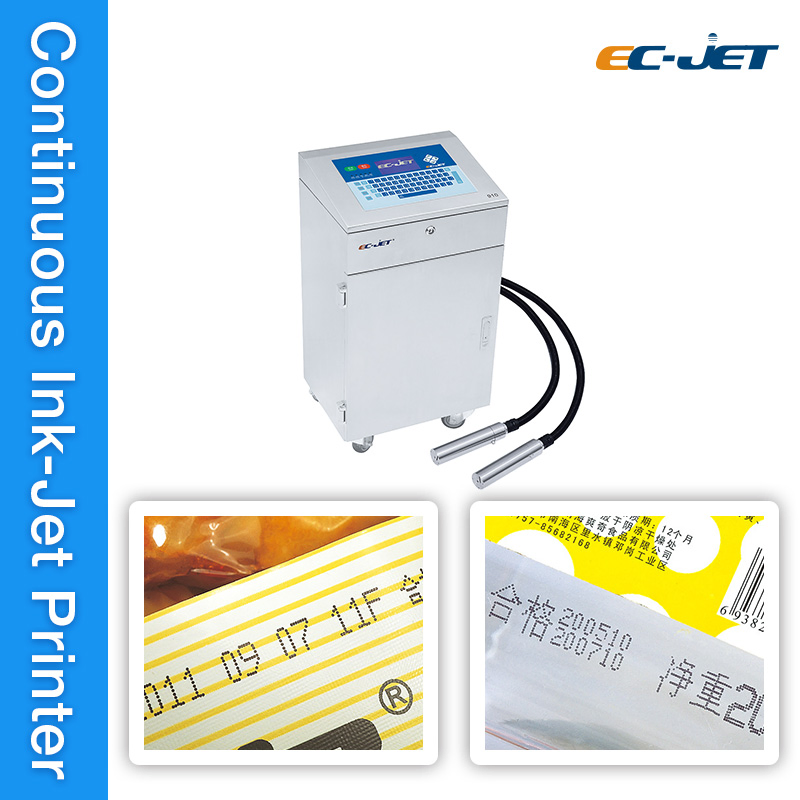 Expiry Date Printing Machine Dual-Head Continuous Ink-Jet Printer (EC-JET910)