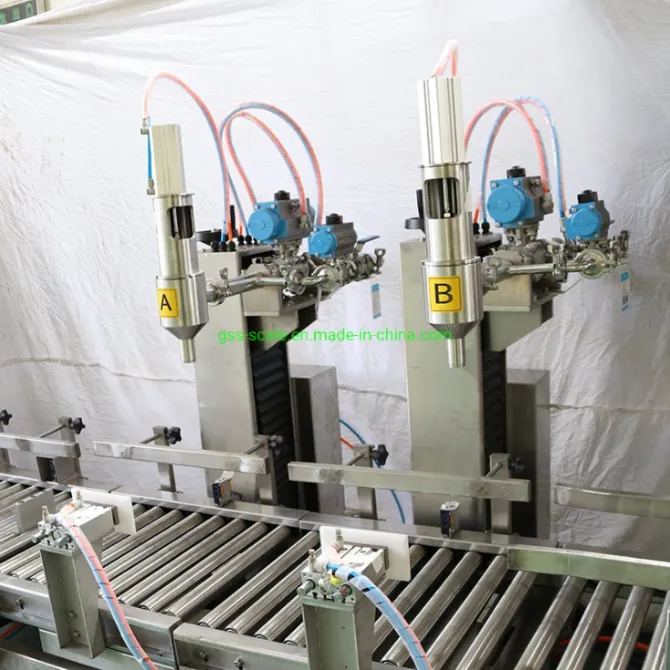 Factory Price Resin Coating Filling and Capping Machine Short Nozzle Barrel 10-30L/Kg