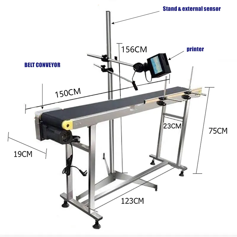 Faith 600dpi High Speed Handheld Inkjet Printer for Package Boxes