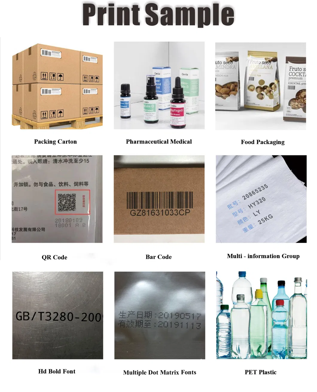 Faith Printer for Plant and Expiry Date Stamping Machine