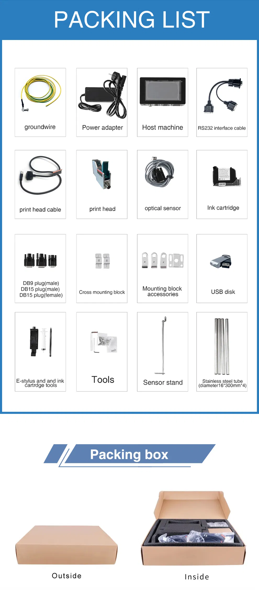 Faith High-Speed Serial Printing Tij Online Inkjet Printer for Instantly Print The Date