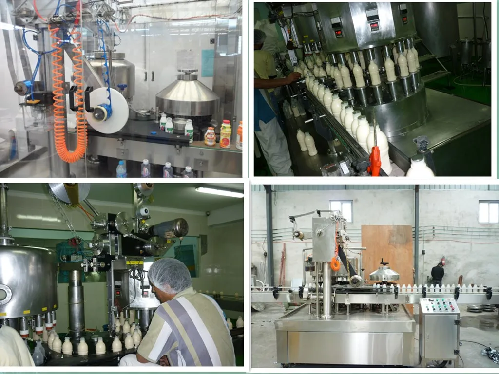 Flavored Yoghurt Filling and Aluminum Foil Sealing Machine