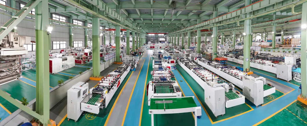 Four Functions Soft Loop Handle Adidas Plastic Bag Forming Machine Patch Hand Shopping Carry Bag Making Machine