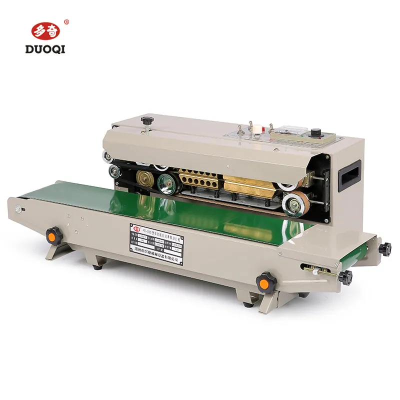 Fr900 Horizontal Heat Plastic Bag Pouch Sealer Automatic Continuous Sealing Shrink Sleeve Seaming Machine