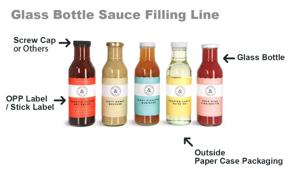 Full Automatic Plunger Type Filling Machine for Ketchup Jam Sauce