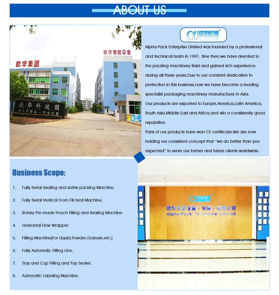 Fully Automatic Big Volume Cream/Liquid Filling Packing Machine (AFL-840)