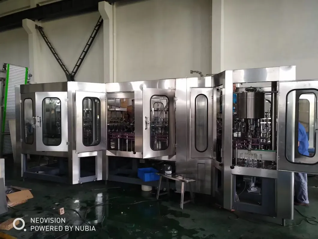 Glass Bottle Alcoholic Drinking Wine Whisky Craft Beer Bottling Filling Machine
