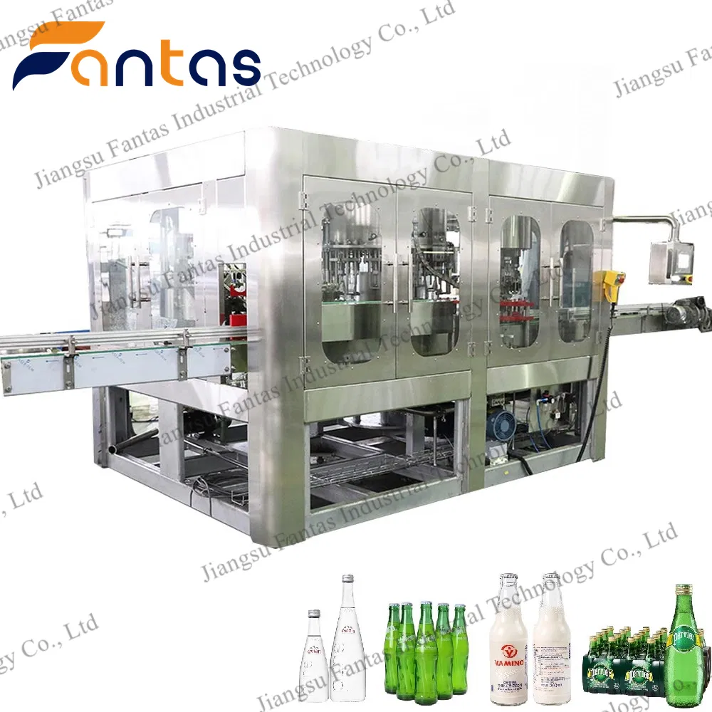 Glass Bottle Alcoholic Drinking Wine Whisky Craft Beer Bottling Filling Machine