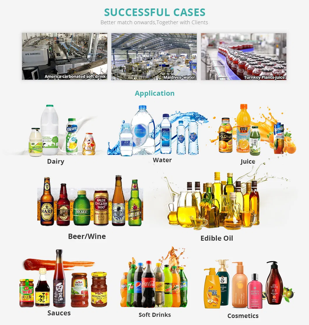 Glass Bottle Filler and Capper for Juice