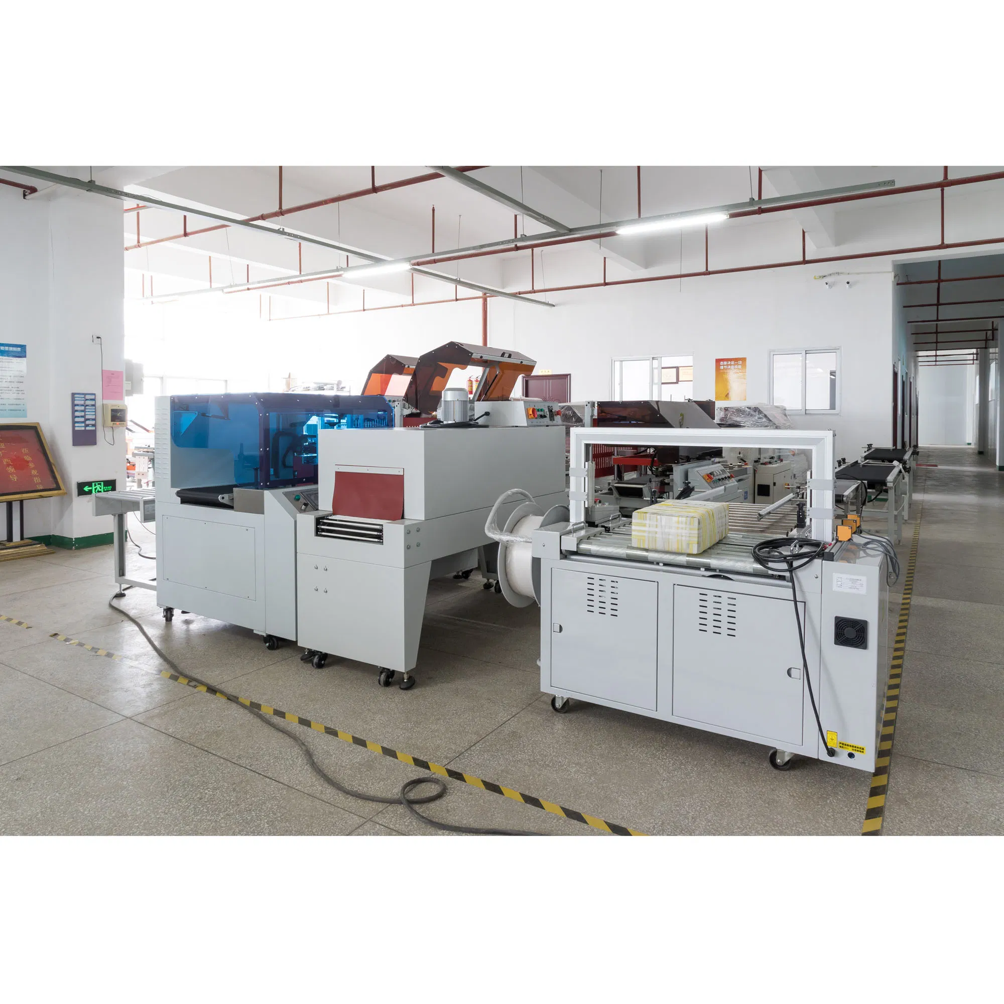 Glass Box Automatic Sealer and Shrink Tunnel