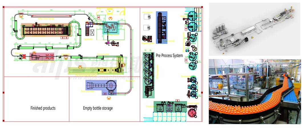 Good Quality Automatic Flavoured Water Filling Machine / Bottling Equipment Production Line
