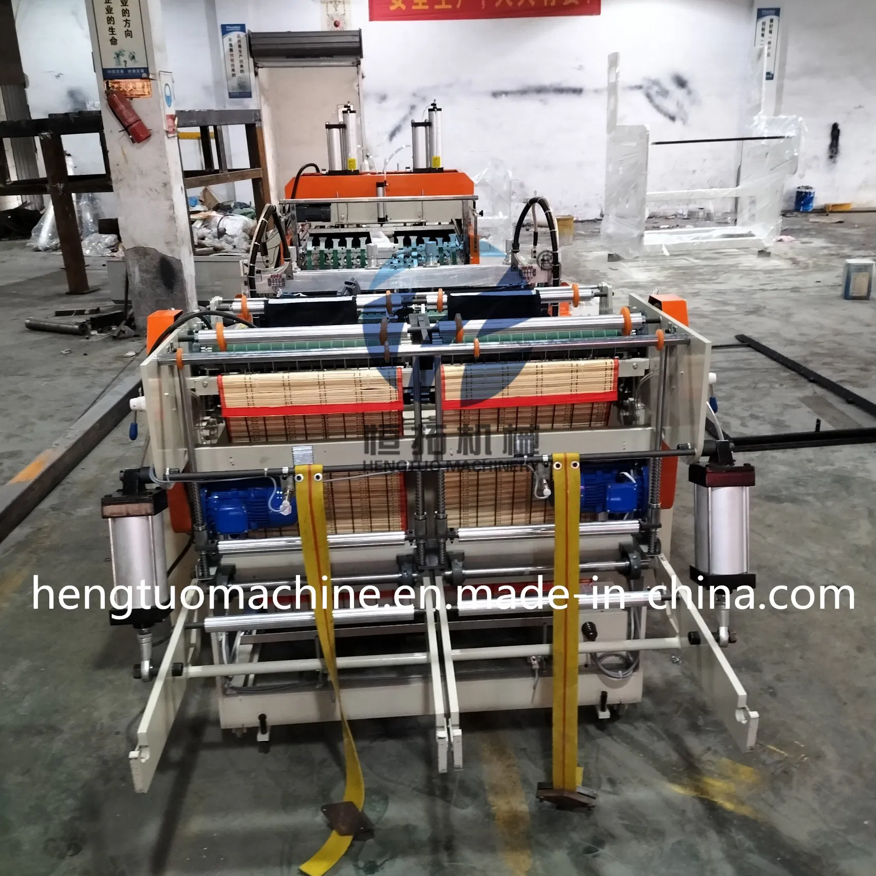 Hengtuo Brand Automatic High Speed Heat Sealing Heat Cutting for Vest T-Shirt Shopping Bag Making Machine 450*2