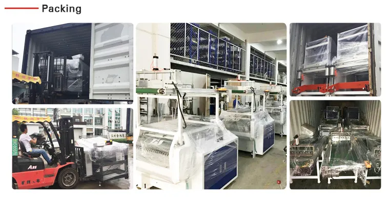 High Speed Bottom Sealing Cold Cutting Supermarket Shopping T-Shirt Bag Making Machine