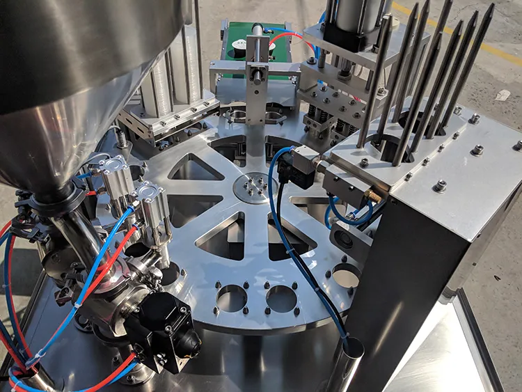 High Speed Fully Automatic Paper Cup Filling and Sealing Machine for Ice Cream