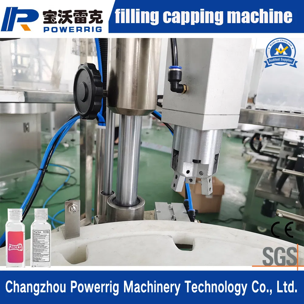 Hot Sale Hand Sanitizer Gel Liquid Bottle Filling Capping and Labeling Machine