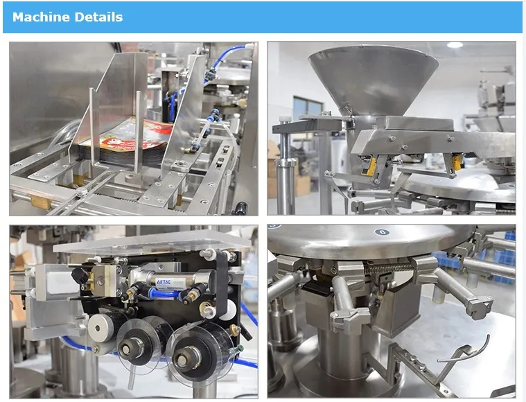 Hot Sell Automatic Stand up Pouch Filling Machine for Yoghurt Mayonnaise Fruit Juice