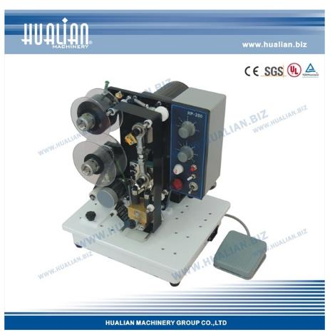 HP- 280p Hualian Color Ribbon Hot Printing Machine Us Plug