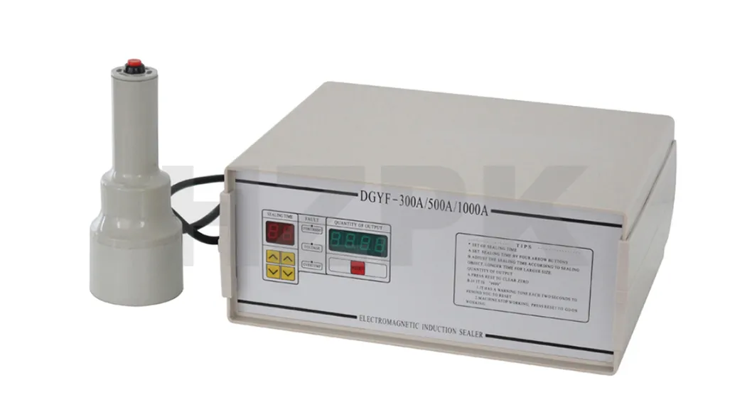 Hzpk Dcgy-300 Bottle Aluminum Foil Induction Sealing Machine