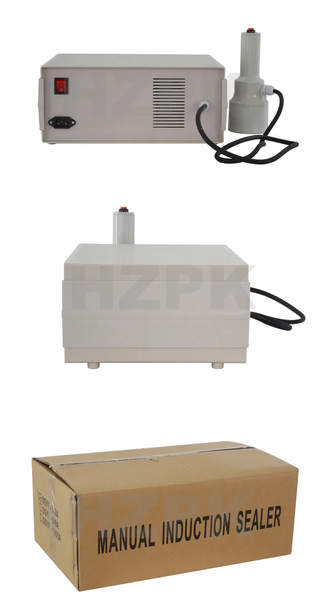 Hzpk Dcgy-300 Bottle Aluminum Foil Induction Sealing Machine