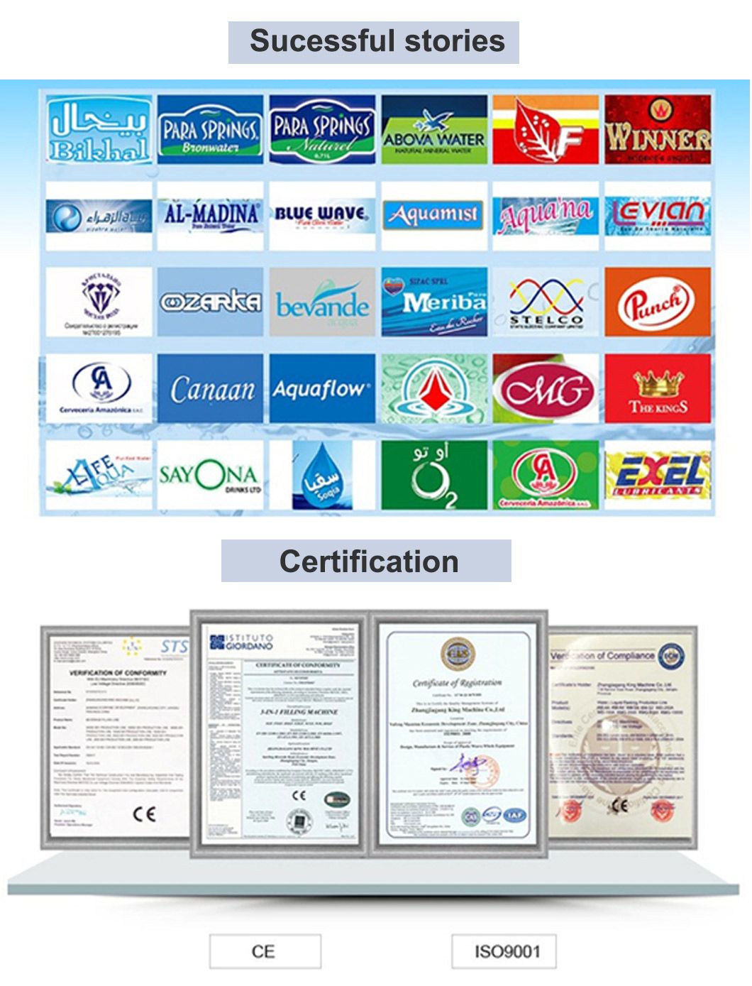 Linear Type Small Scale Water Filling Machine