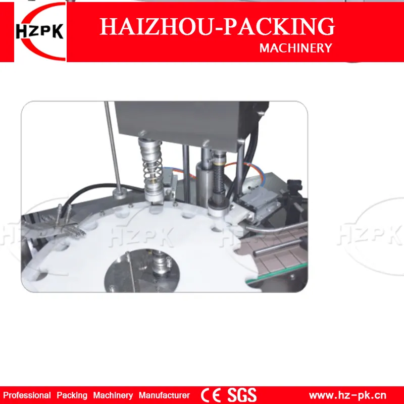 Liner Multiple Liquid /Paste Filling Machine Wth Turntable Capper
