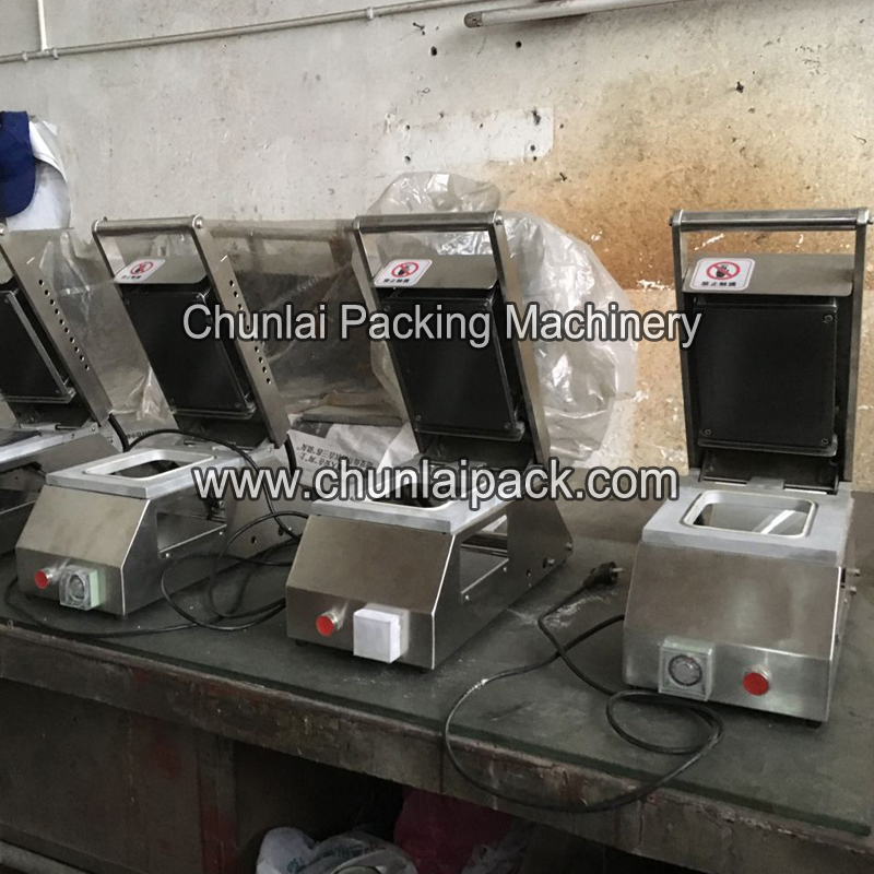 Manual Plastic Tray Fast Food Boxs Lunch Box Sealing Machines