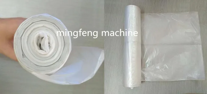 Mingfeng Online Sales Double Roll Garbage Plastic Bag Forming Machine Price
