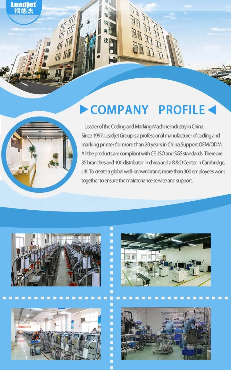 Modular Inkjet Printer Coding Machine for Date/Batch Number/Small Logo
