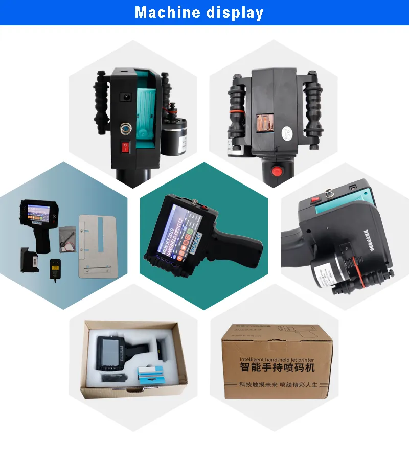 Multi Language Handheld Inkjet Printer Date/Code Printer Industrial Handjet Printer