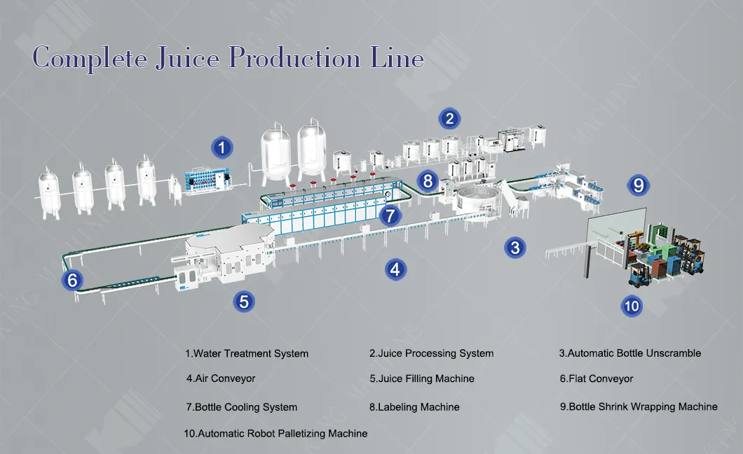 Nectar Bottle / Jar Washing Filling Capping Machine