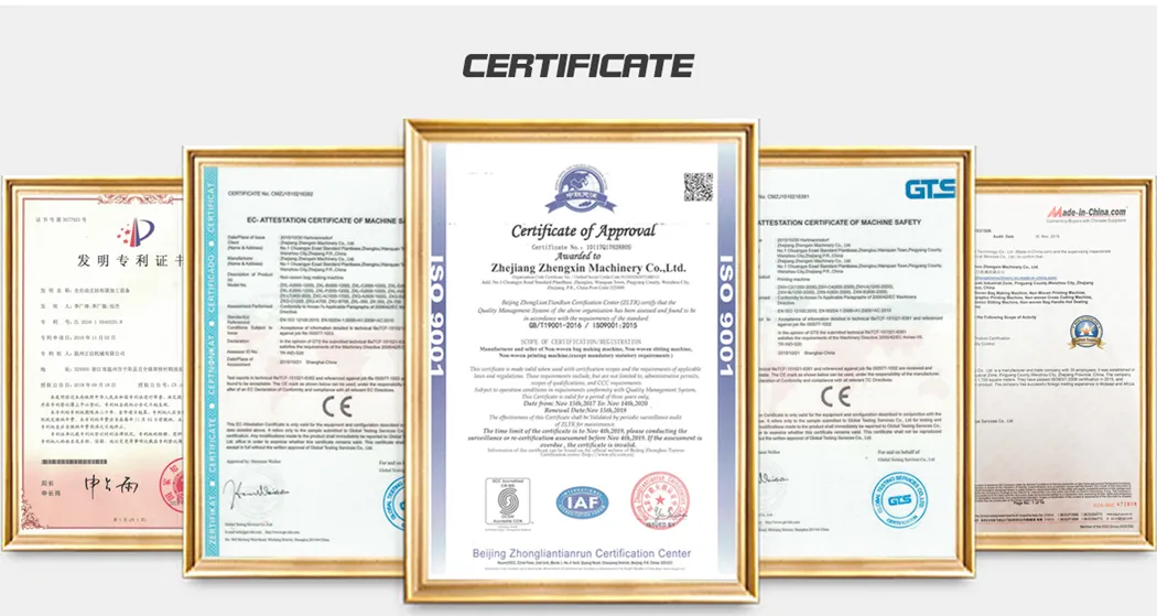 Non Woven Cubic Bag, Die Cutting Bag, Pouch Envelope Bag, Custom Designed PP Bag, Manufacturing Comp Bag/T-Shirt Bag Making Machine with High Performance