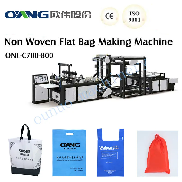 Non Woven Ultrasonic T-Shirt Bag Making Machine--Onl-C700/800