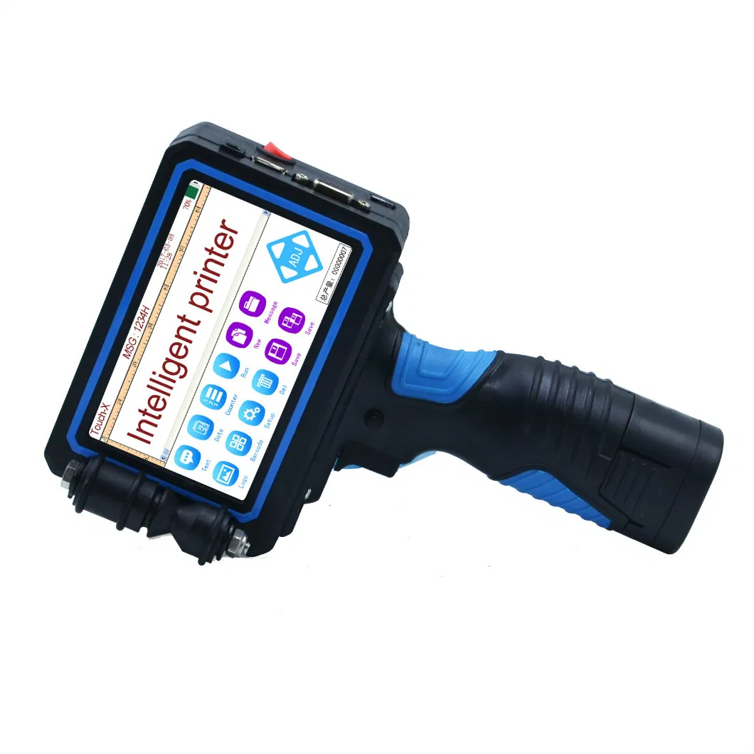 One Head Online Inkjet Tij Date Code Printer on Bottle, Pouch, Plastic Bag