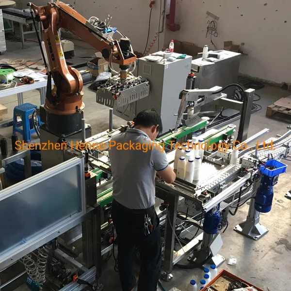 One-Piece Preforming Packaging Robot Case Packer Packing Machine for Melon Seeds Bag Can Freely Combine Packaging