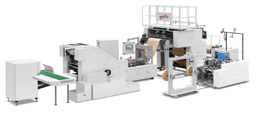 Paper Bag with Twisted Rope Handle Making Machine