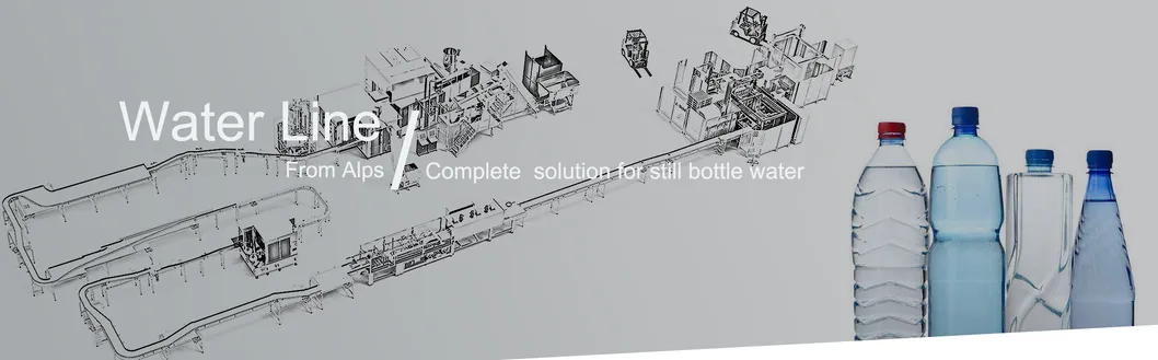 Pet Glass Bottle Sparkling Natural Pure Water Filling Bottling Machine