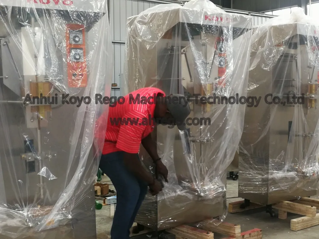 Plastic Bag Sachet Filling Sealing Packing Machine for Pure Water