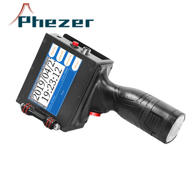 Portable Handheld Label Print Machine Mini Inkjet Printer Touch Screen 600dpi Review