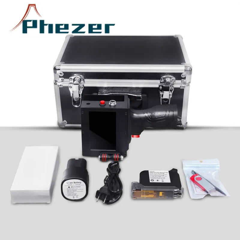 Portable Handheld Label Print Machine Mini Inkjet Printer Touch Screen 600dpi Review