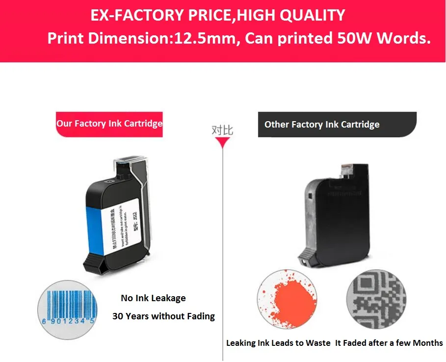 Printer Handheld Qr Bar Code Corrugated Date Printer Portable Handheld Inkjet Printer