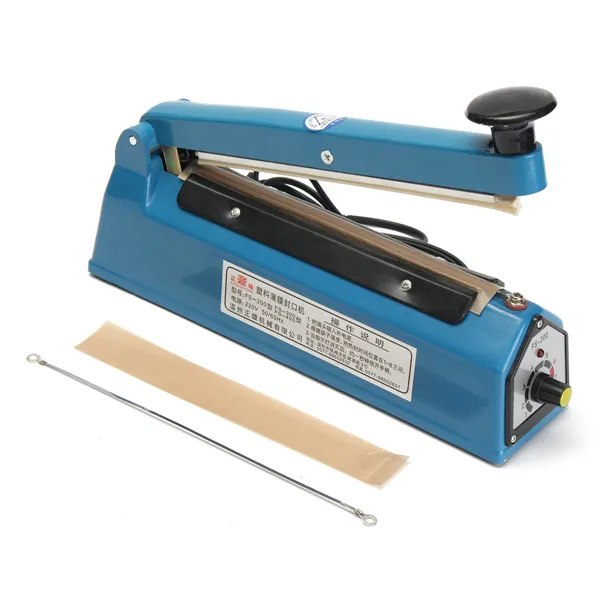 Produce and Selling Heat Sealing 8"/200 mm/8 Inch/20 Cm Long Hand Impulse Poly Sealer Pfs-200 Closer Machine