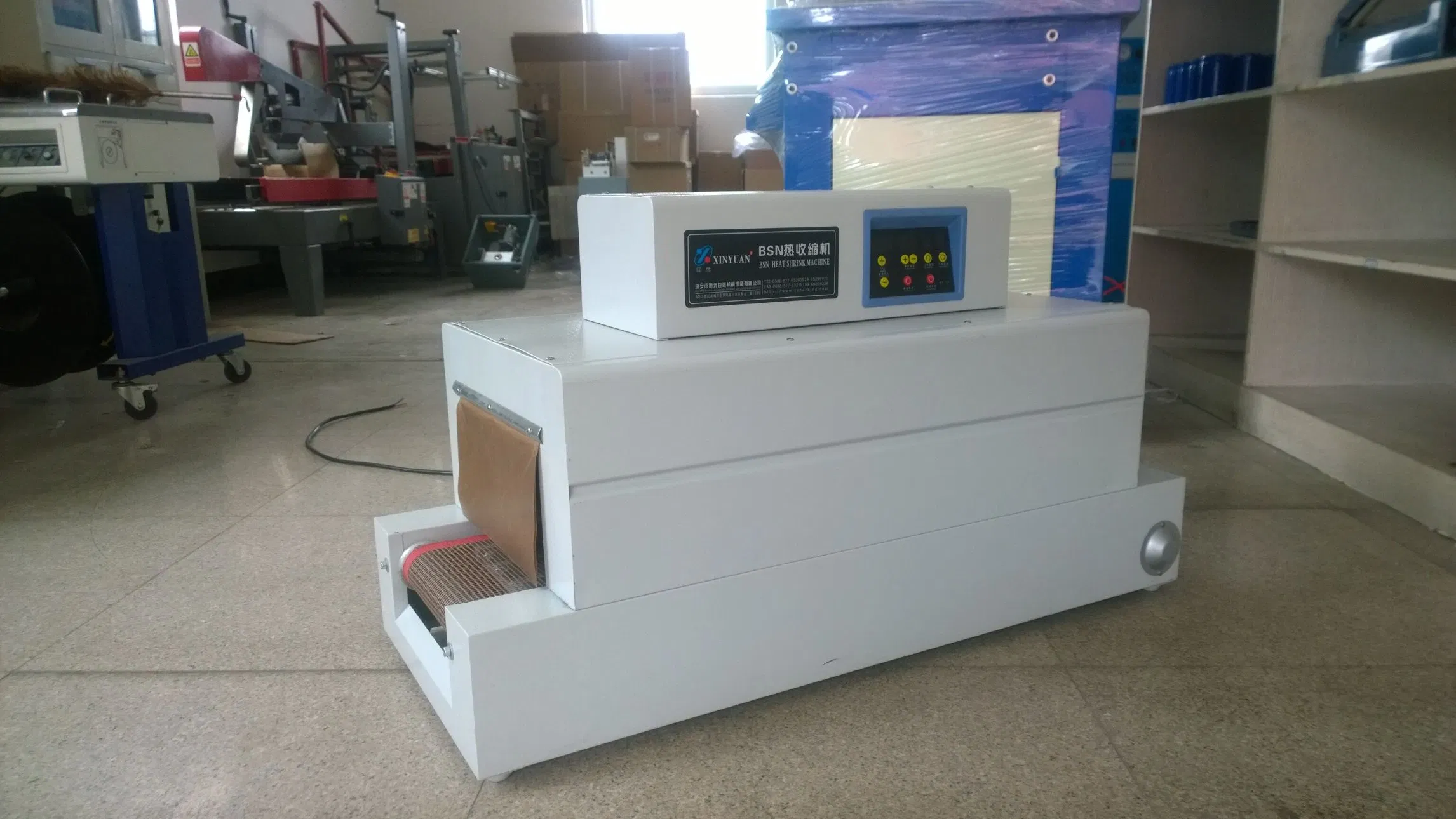 Sensitive and Accurate Cellophane Wrap Machine with Height Adjustment Handwheel