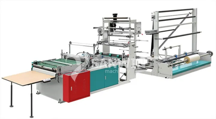 Side Sealing Plastic Garment Bag Making Machine with Folder