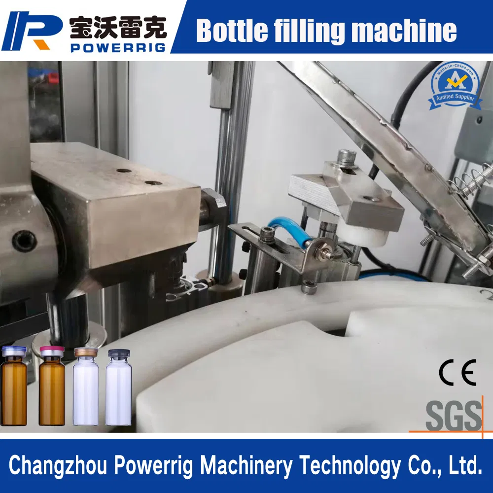Small Volume E Liquid Chubby Gorilla Bottle Filling Capping Machine Bottling Line