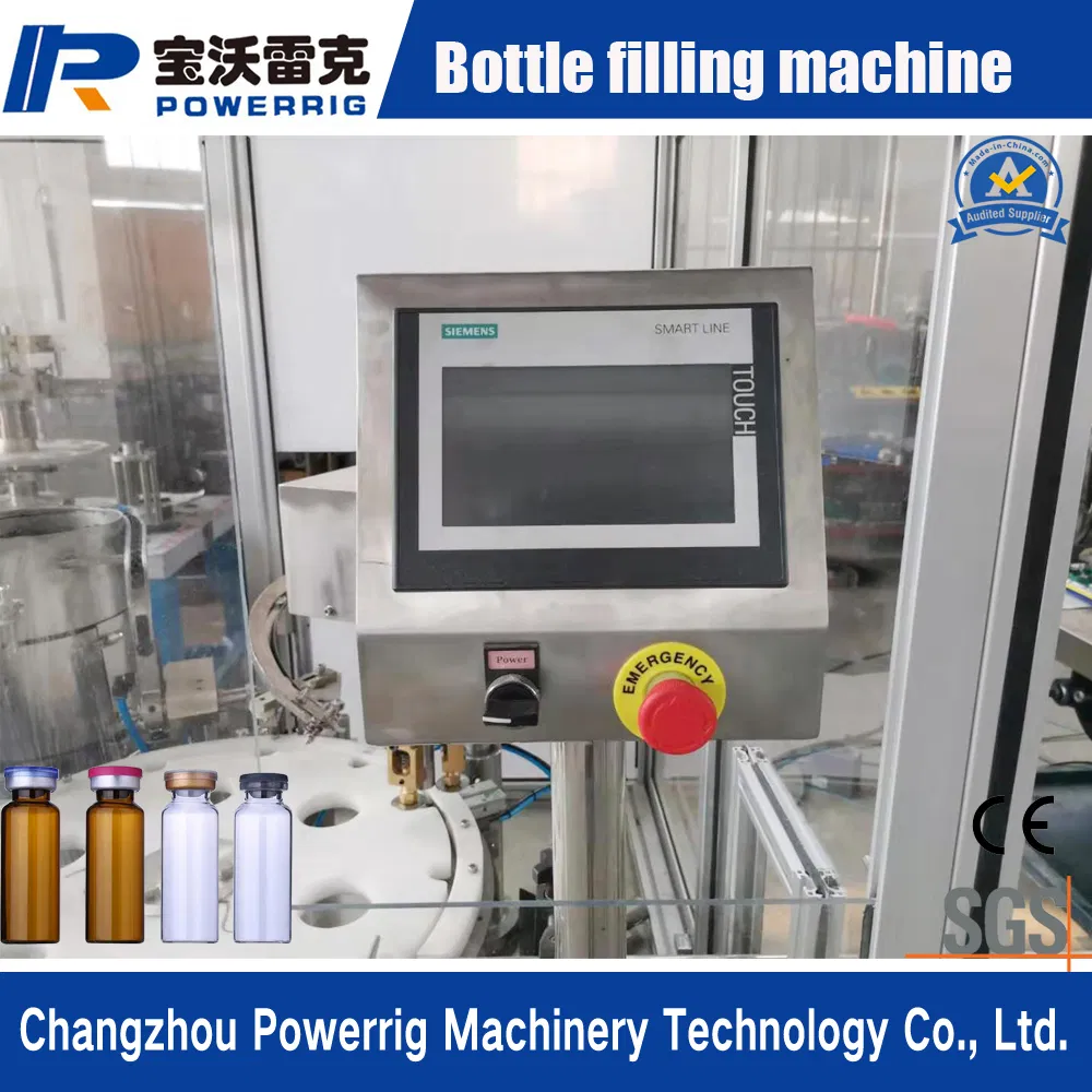 Small Volume E Liquid Chubby Gorilla Bottle Filling Capping Machine Bottling Line