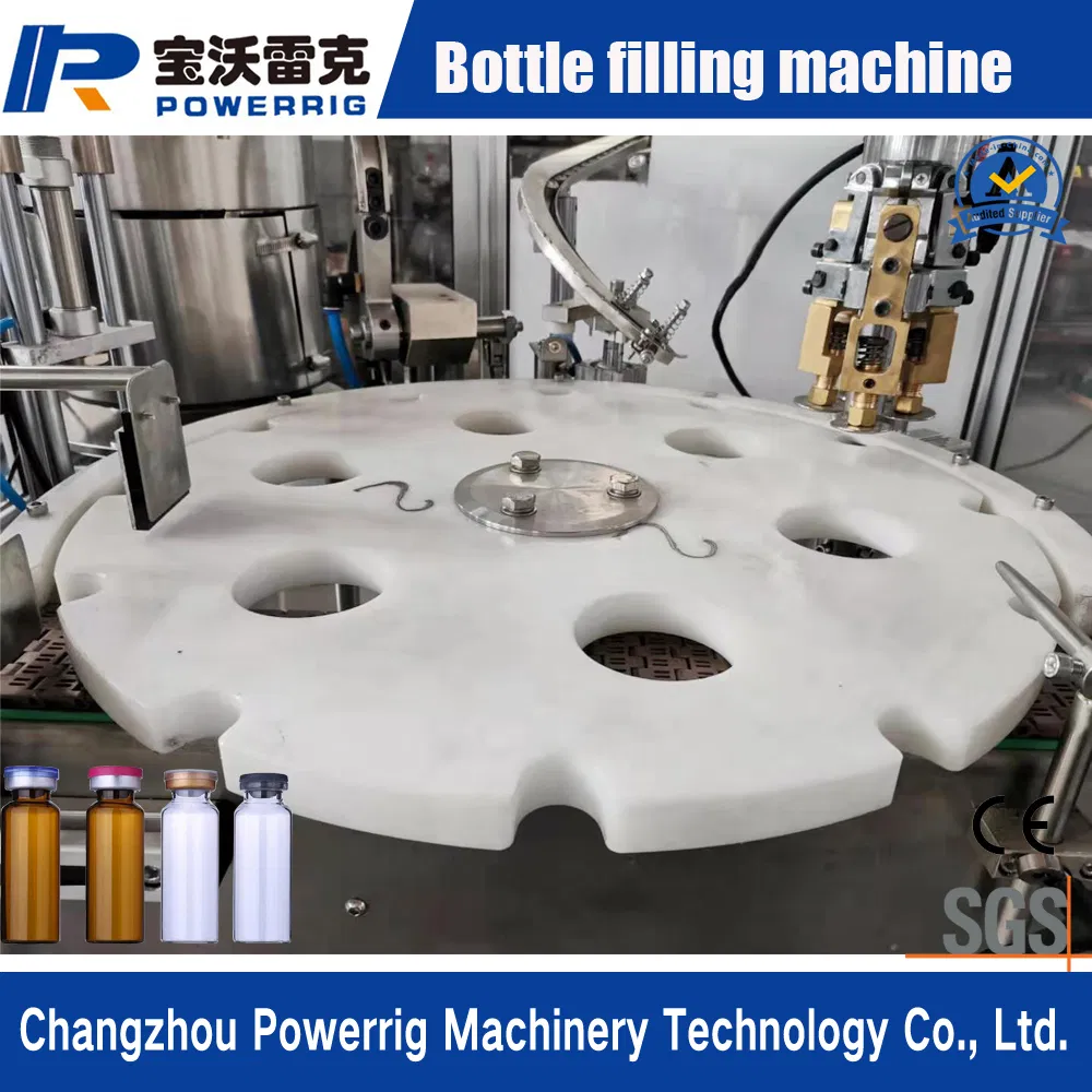 Small Volume E Liquid Chubby Gorilla Bottle Filling Capping Machine Bottling Line
