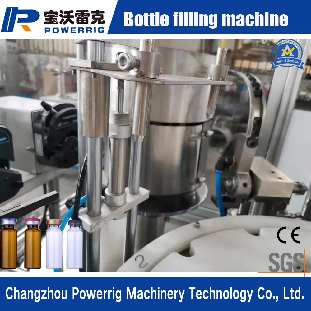 Small Volume E Liquid Chubby Gorilla Bottle Filling Capping Machine Bottling Line