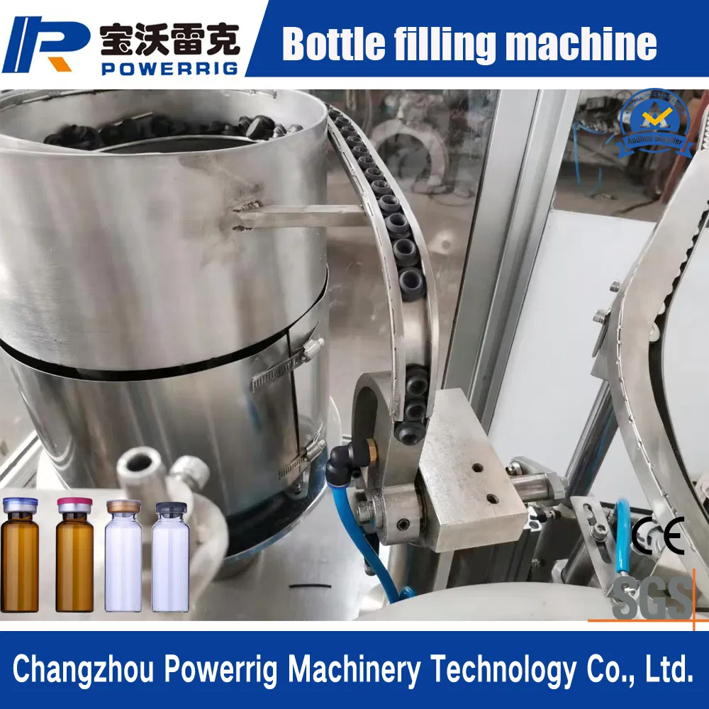 Small Volume E Liquid Chubby Gorilla Bottle Filling Capping Machine Bottling Line